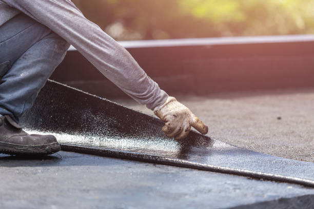 Professional Waterproofing technician working in Rushville, OH